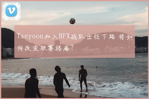 Taeyoon加入BFX战队出任下路 将如何改变联赛格局?